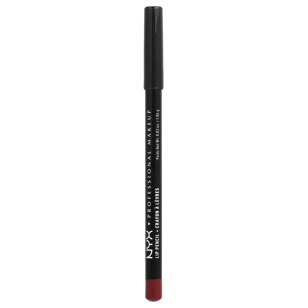 NYX Professional Makeup, Slim Lip Pencil, темно-рыжий, 801, 1,04 г (0,03 унции)