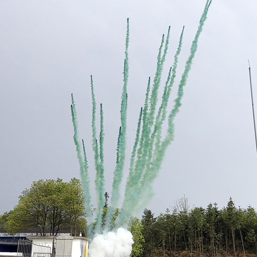 СУ0502512 Дневной веерный салют "PIROFF Fireworks" (1,2" х 25 залпов)