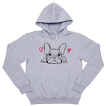 Толстовка двусторонняя "Французский бульдог - любовь"