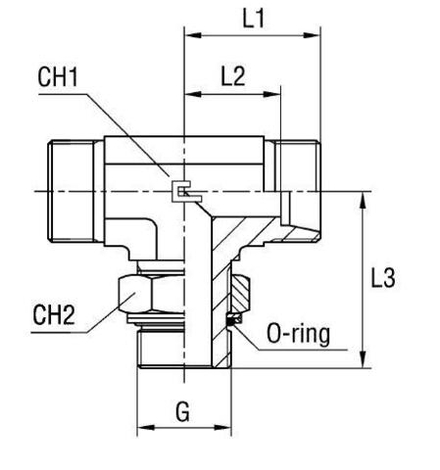Штуцер FRTG DS14 BSP1/2" (корпус) CAST