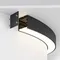 Радиусный профиль 35x35 D800мм 1/4 круга черный Led Strip alm-3535r-b-d-90°-0.8m