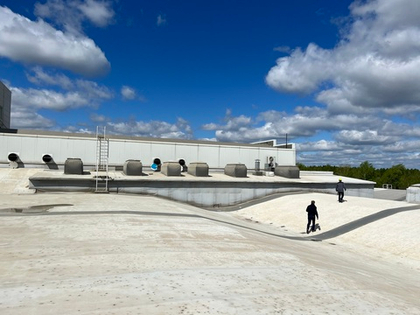 Ремонт кровли из ПВХ мембраны на объекте - Здание завода по производству силикатного кирпича по адресу: Свердловская область, г. Каменск-Уральский, ул.Силикатная, д. 1А