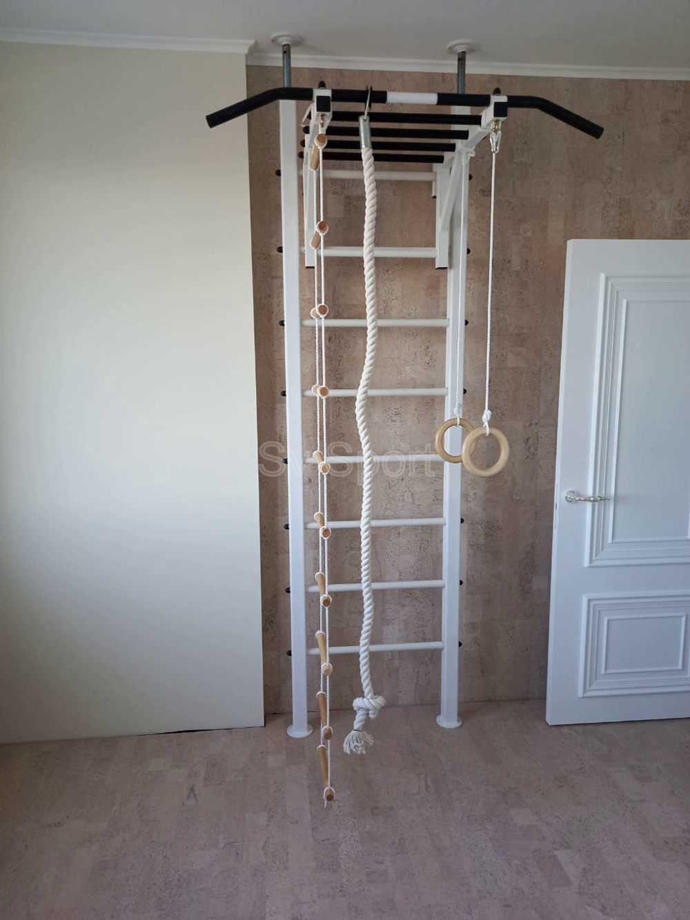 Монтаж шведской стенки Sv Sport враспор