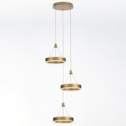 Citilux Дуэт CL719032 LED Подвесной светильник Золото