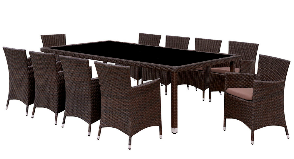 Обеденная группа из искусственного ротанга АДЛЕР «ADLER»