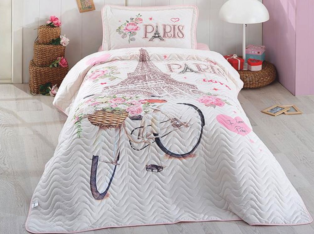 CLASY Покрывало 180x240 Хлопок Paris Love
