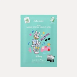 JMSOLUTION Маска успокаивающая с розой Disney collection selfie barrier rose of jericho mask (30 мл)