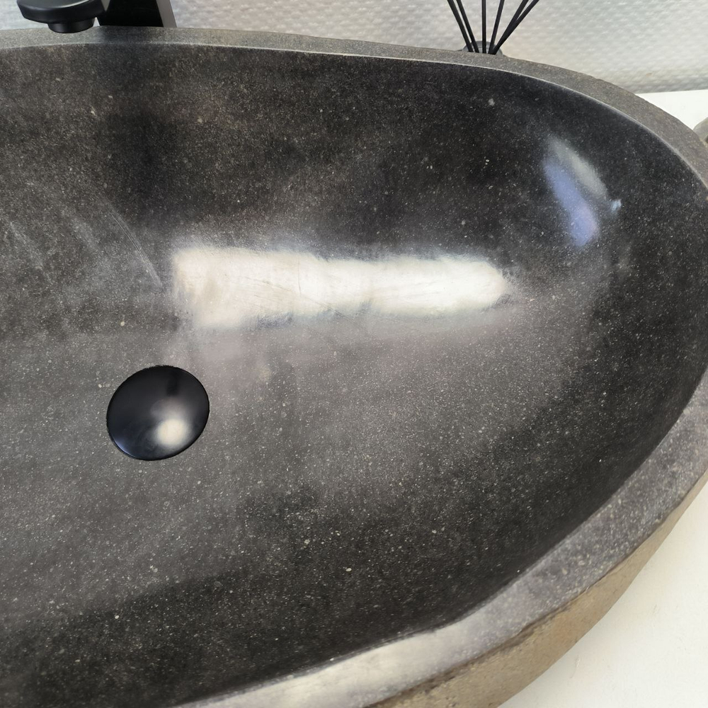 Раковина из речного камня RS-63501 (70*46*16) 0124