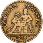 France, 2 Francs - Chambres de Commerce, 1926, F