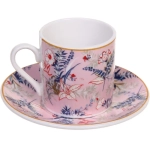 Кофейный набор 12 предметов «Paradise» (6кружек 90мл+6блюдец), розовый