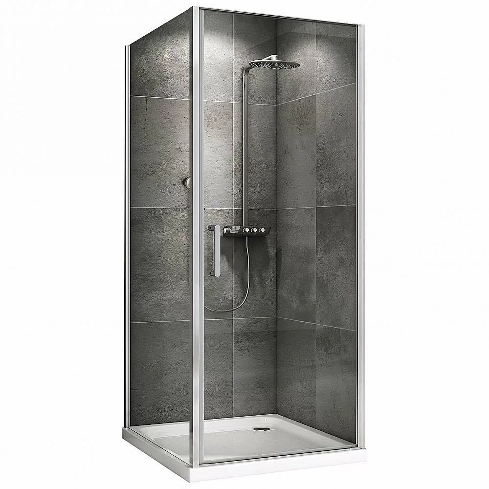 Душевой уголок ABBER Sonnenstrand AG04070-S85 70x85 стекло прозрачное/профиль хром