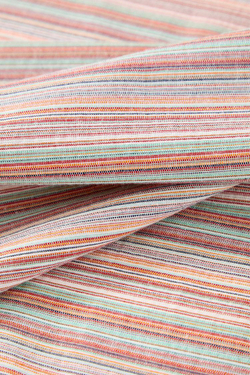 ZARA HOME ПОЛОСАТАЯ ХЛОПКОВАЯ СКАТЕРТЬ, МОРСКОЙ ЗЕЛЕНЫЙ