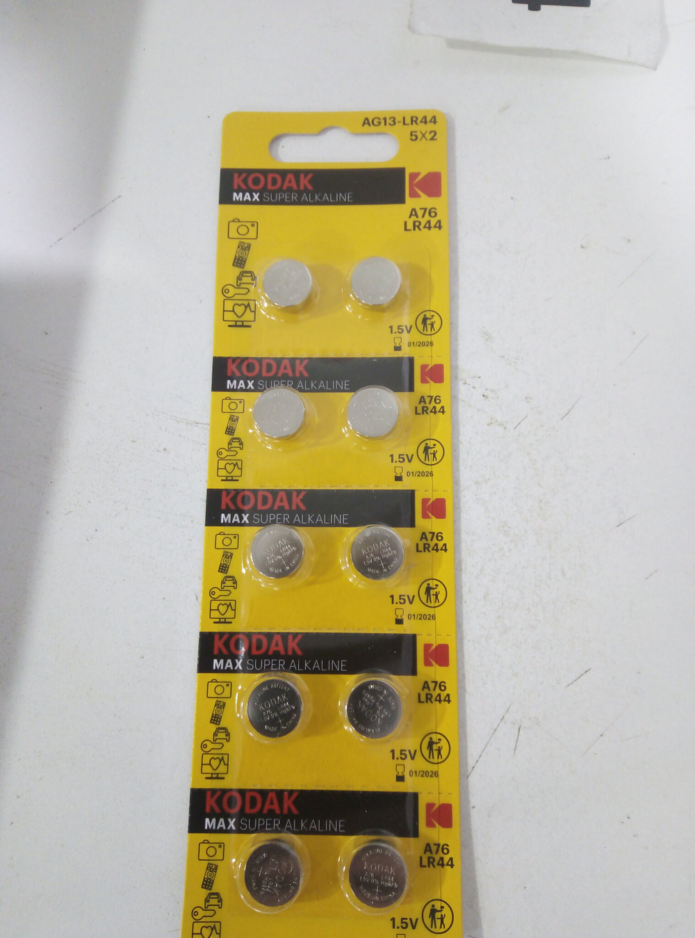Батарейка Kodak SG4 (377) SR626, SR66 MAX Silver Oxid. Цена за 10шт