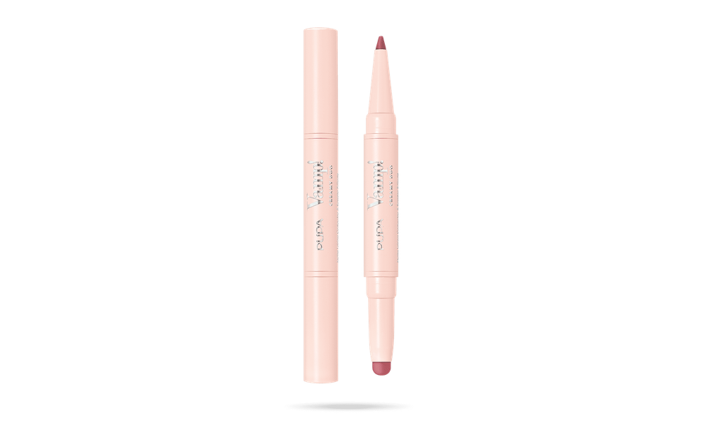 Pupa Помада для губ Vamp! Creamy Duo, тон №008, Винтажный розовый, 10 гр