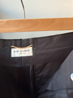 Новые атласные брюки Saint Laurent, S