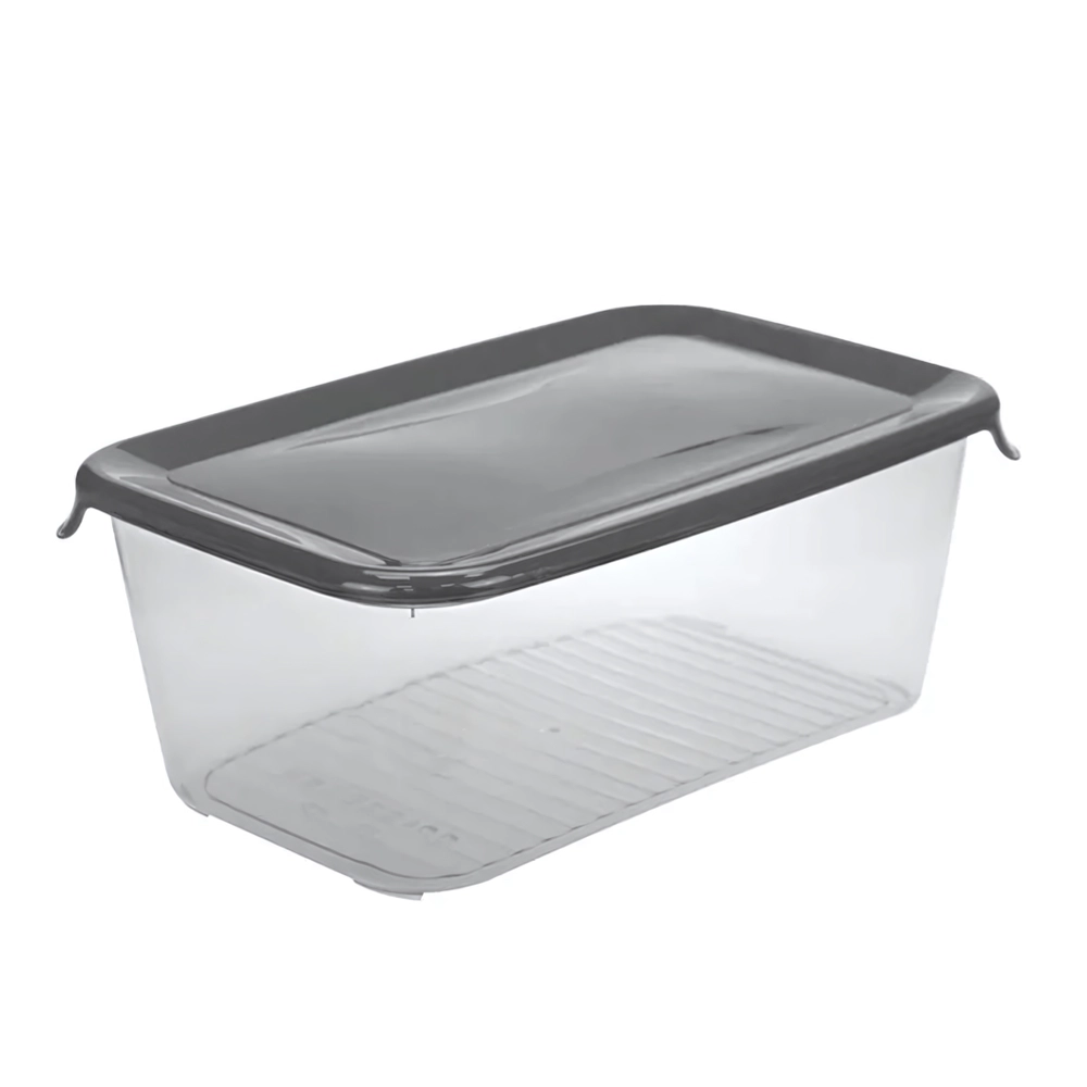 Емкость для продуктов ПРАКТИК 3л Графитовый (комплект 16 шт)