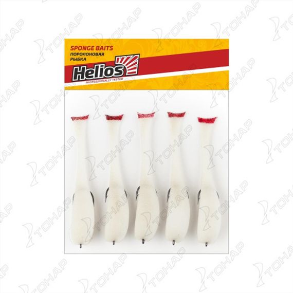 Рыбка поролоновая оснащенная на офсет.кр. 13,5 см бел 05 (HS-135-05) Helios