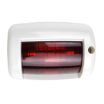 Навигационный огонь светодиодный красный, белый корпус, 59х42х43 мм (10269216)