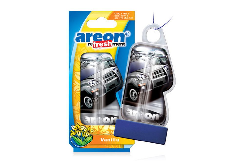 Ароматизатор для автомобиля AREON (Гелевый) &quot;REFRESHMENT LIQUID&quot; Vanilla, (шт.)
