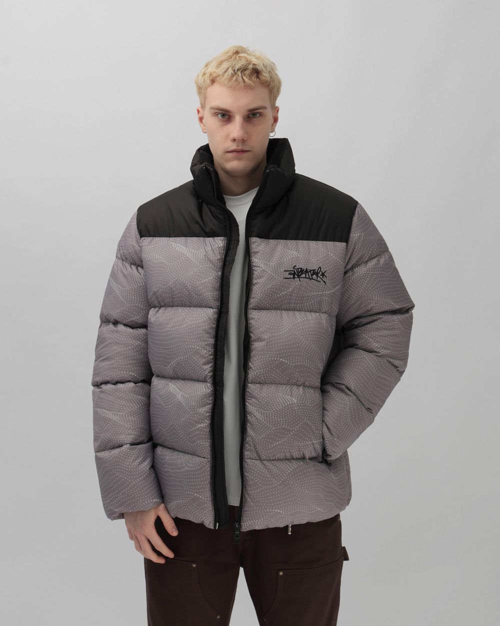 Купить Пуховик Anteater Downjacket Waves Бежевая Пуховик Anteater Downjacket Waves Бежевая