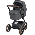 Детская коляска Maxi-Cosi Fame 3 в 1 с автокреслом CabrioFix Essential graphite Twillic Graphite/графит