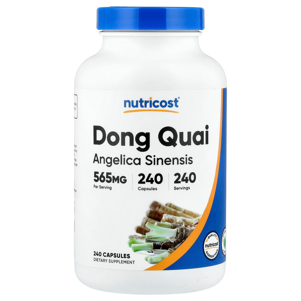 Nutricost, Dong Quai, 565 мг, 240 капсул