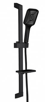 Стойка для душа (шланг+лейка) КВАД. ЧЕРНЫЙ ViEiR (20/1шт)