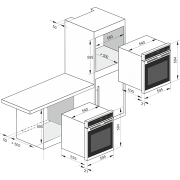 Газовый духовой шкаф Kaiser EG 6345 Em