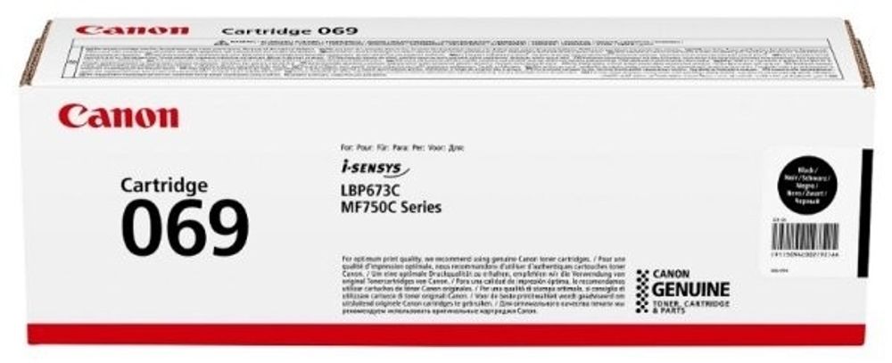 Картриджи Canon 069 5094C002 черный Картриджи Canon 069 5094C002 черный