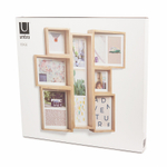 Мультирамка настенная Edge светлое дерево