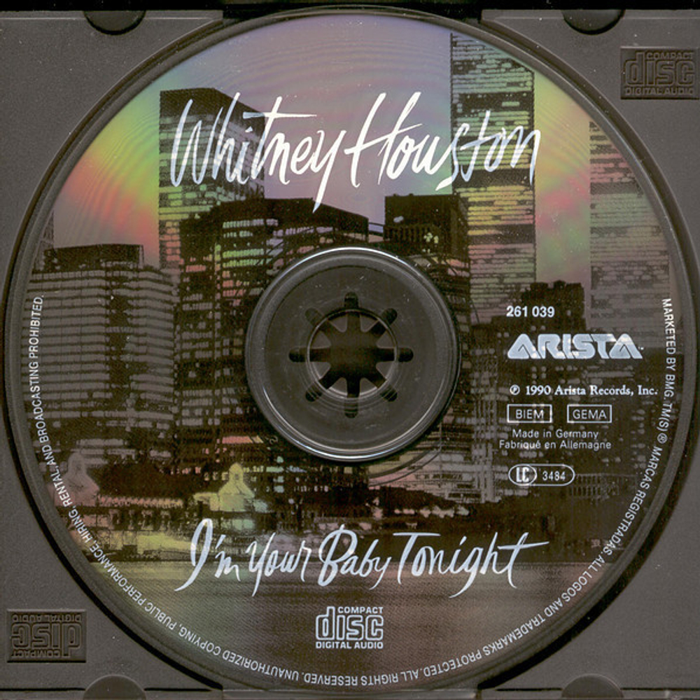 Whitney Houston / I'm Your Baby Tonight (CD)