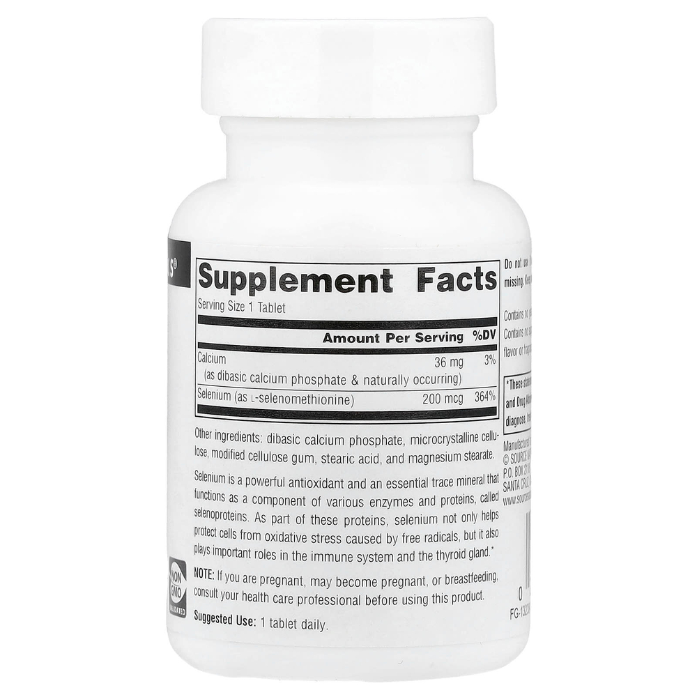 Source Naturals, селен, 120 таблеток