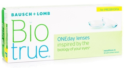 Однодневные мультифокальные контактные линзы Biotrue ONEday for Presbyopia (уп. 30 линз)