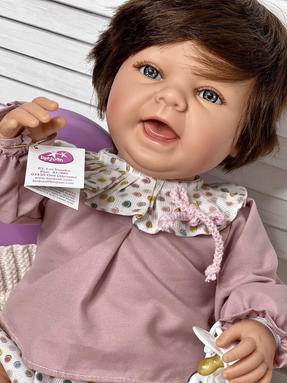 Кукла BERJUAN мягконабивная 50см Baby Sweet (1222)