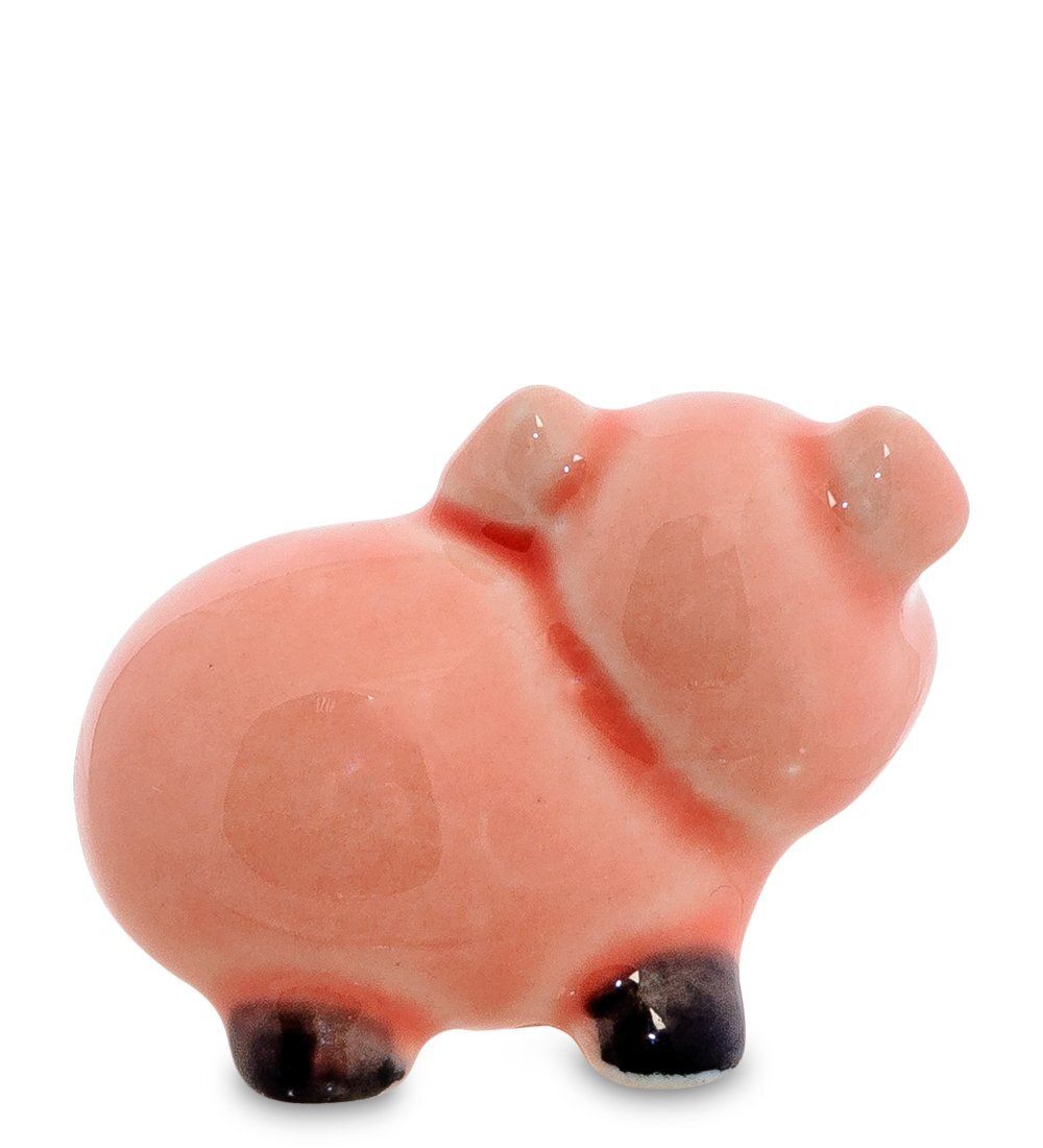 ГЛ- 469 Фигурка «Поросенок» цв. (Гжельский фарфор)