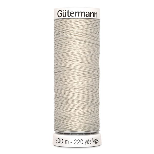 Нитки универсальные Gutermann Sew-all 100 (200 метров), 5 кат. | 299 св.серо-бежевый
