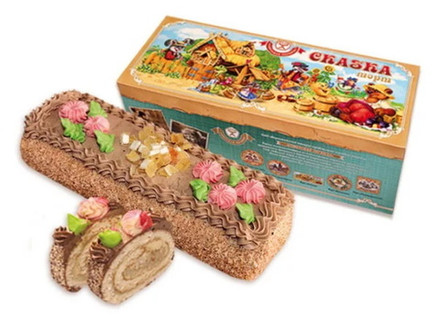 Торт "Сказка" 900г. Берестейский пекарь