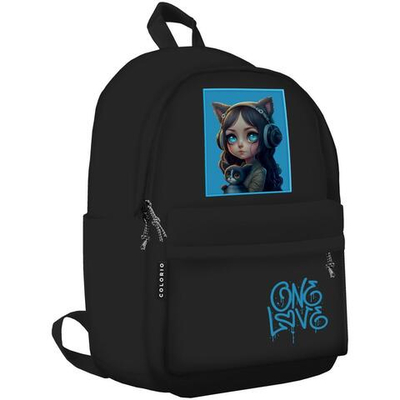 Рюкзак городской 40х27х12см "Девочка" (Академия Групп)