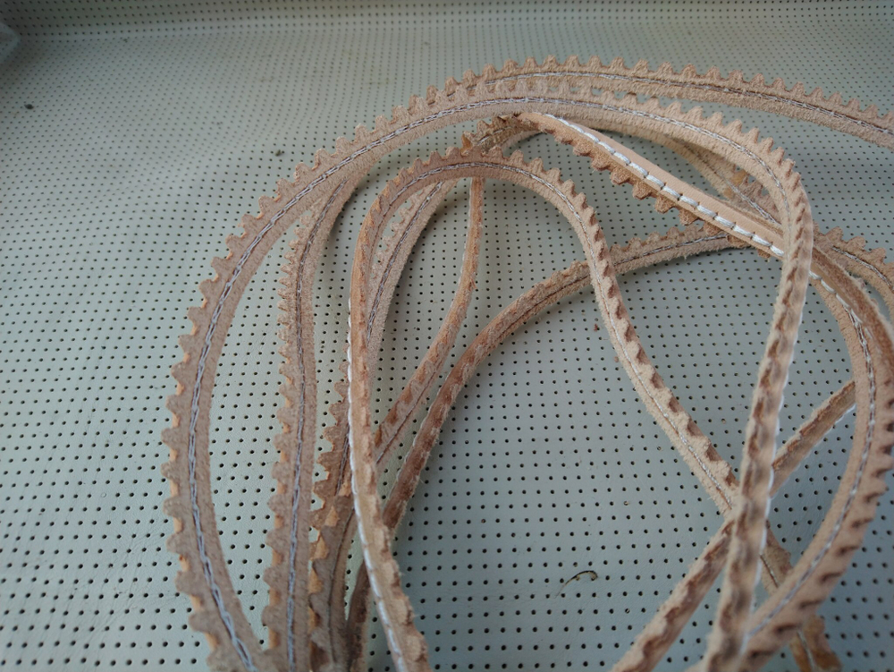 обувной рант с декоративной прошивкой