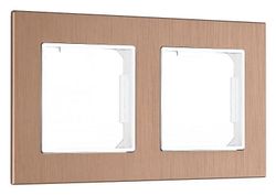 Рамка на 2 поста Arte Milano am-503.12 503.12-2.brown