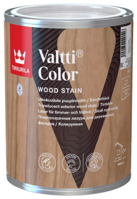 Защитная лазурь Tikkurila Valtti Color ЕС (1,0л) база под колеровку