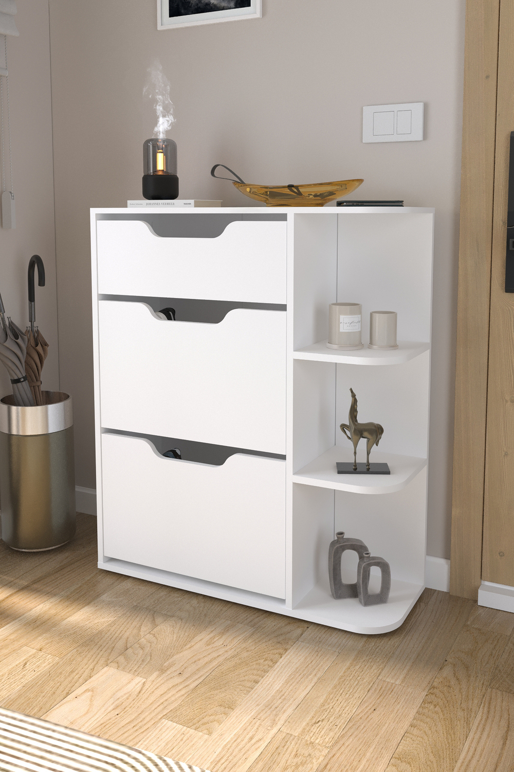 Обувница SMYRNA - белый