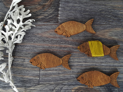 Бобинка "Суровая рыба" из Морской коллекции