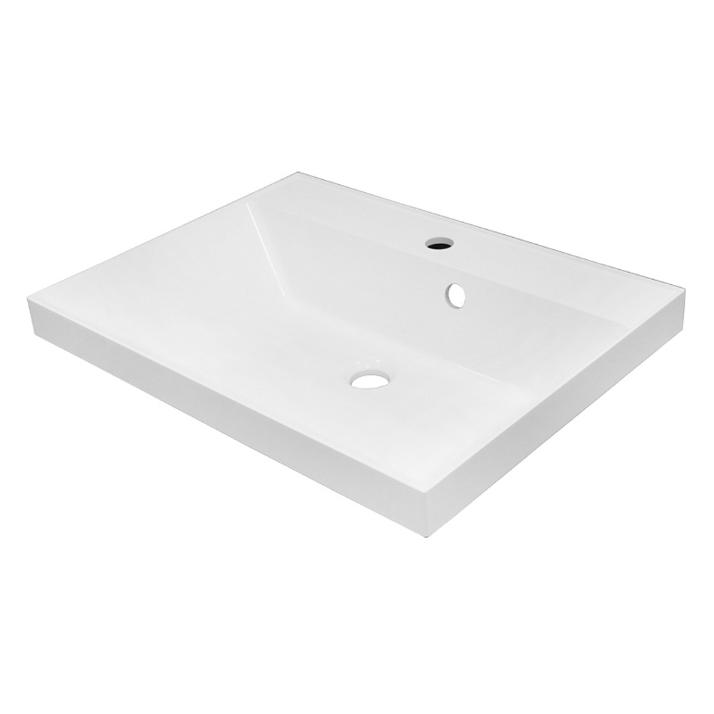 Комплект Azario Тумба Эстима 60/2 595х447х555 подвесная, с раковиной Астория 60, графит (CS00094587)