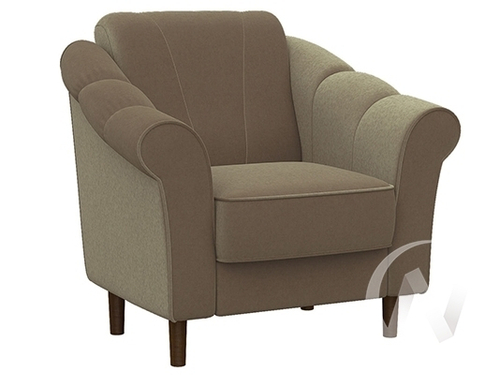 Кресло отдыха Ника Новое (орех лак/CATANIA KORIZA)