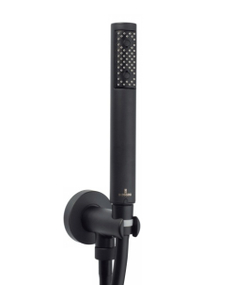 Bossini C12 - Zen ручной душ:держатель с шланговым подсоединением, душевая лейка, шланг (A00158), цвет черный матовый