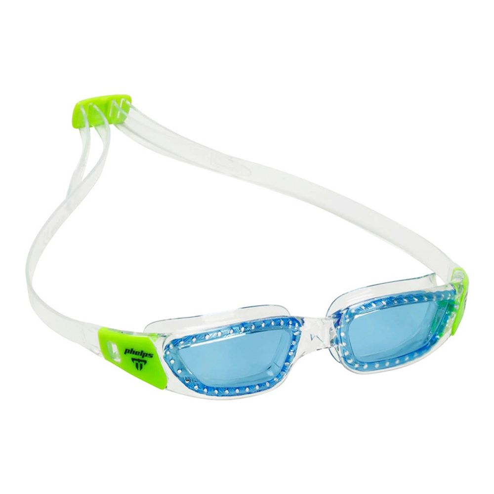 Очки для плавания детские Phelps Tiburon Kid голубые линзы