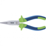 Длинногубцы прямые, 160 мм, двухкомпонентные рукоятки Сибртех