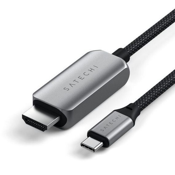 Кабель Satechi USB-C - HDMI 2.1 8K 2 м (ST-YH8KCM) Серый космос