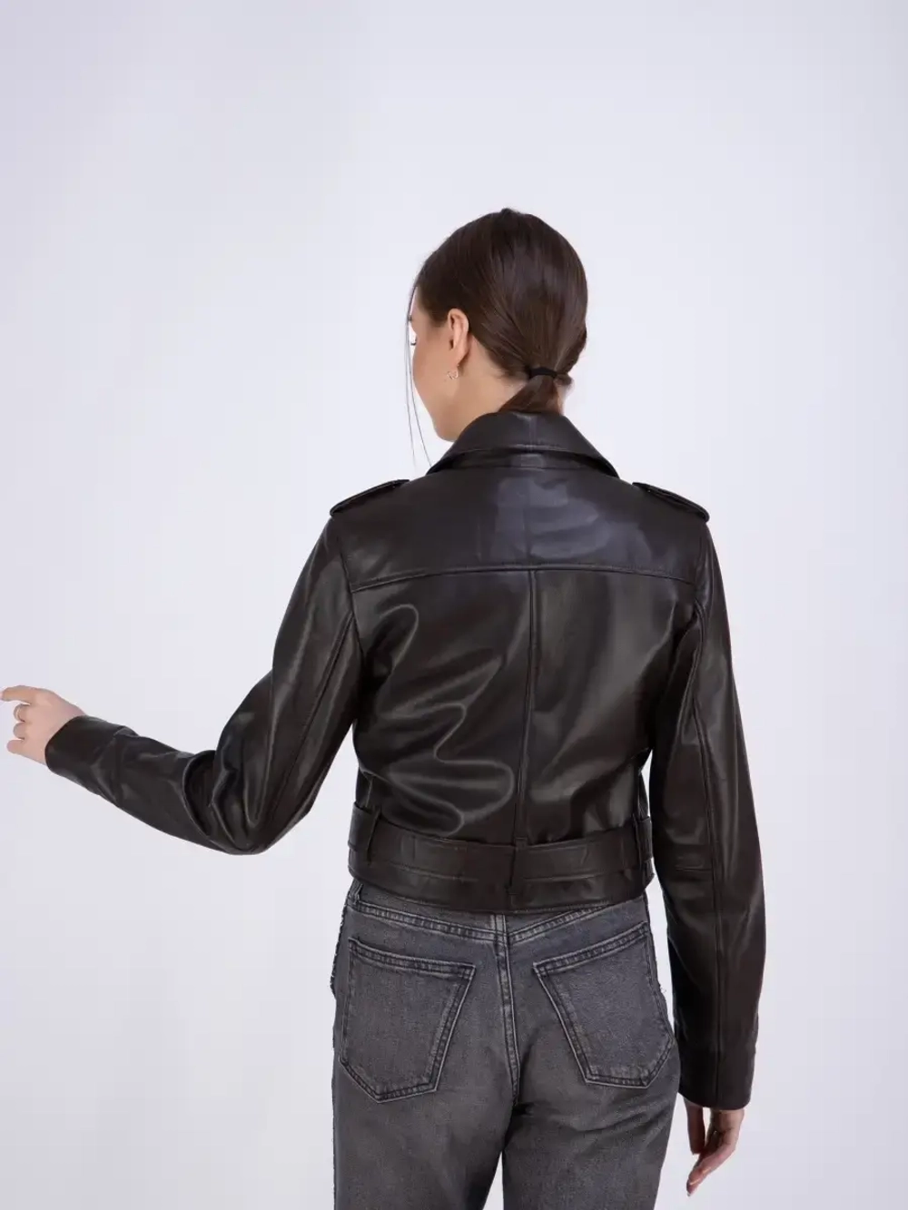 Косуха женская натуральная куртка кожаная Турция